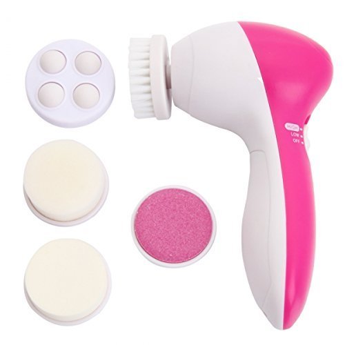 5-in-1 Facial Electric Cleanser & Massager – Deep Cleaning, Exfoliating & Skin Care Tool