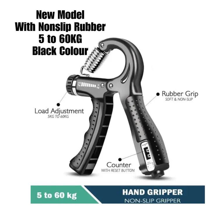 Adjustable Hand Grip Strengthener with Counter – Forearm, Wrist & Finger Exerciser for Strength Training & Rehabilitation