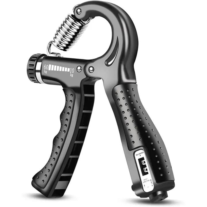 Adjustable Hand Grip Strengthener with Counter – Forearm, Wrist & Finger Exerciser for Strength Training & Rehabilitation