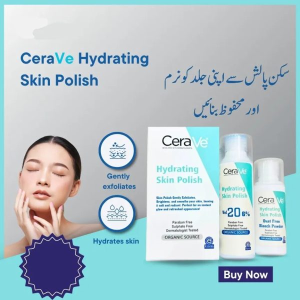CeraVe Hydrating Skin Polish – Gentle Exfoliator for Smoother, Healthier Skin | Best Quality Facial Cleanser