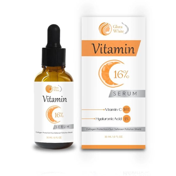 Vitamin C Serum 16% – Gluta White Glow & Dark Spot Remover 30ml