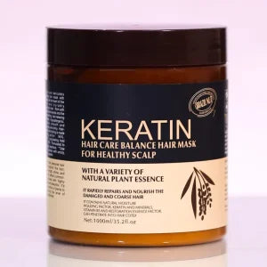 Pack of 3 – Keratin Hair Mask, Keratin Shampoo & Keratin Hair Serum for Smooth & Shiny Hair