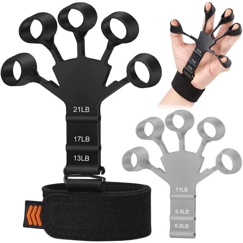 Silicone Gripster Hand Grip Strengthener & Finger Stretcher – Gym & Fitness Trainer in Pakistan