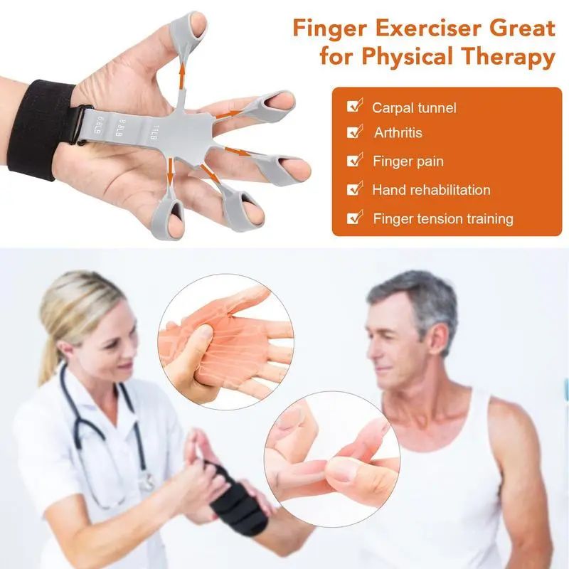 Silicone Gripster Hand Grip Strengthener & Finger Stretcher – Gym & Fitness Trainer in Pakistan