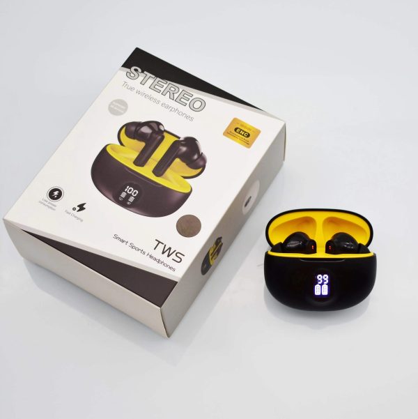 895B Wireless Bluetooth Earbuds with LED Display – In-Ear Headphones with Mic, Type-C Fast Charging, Bluetooth 5.3 for Android & iPhone